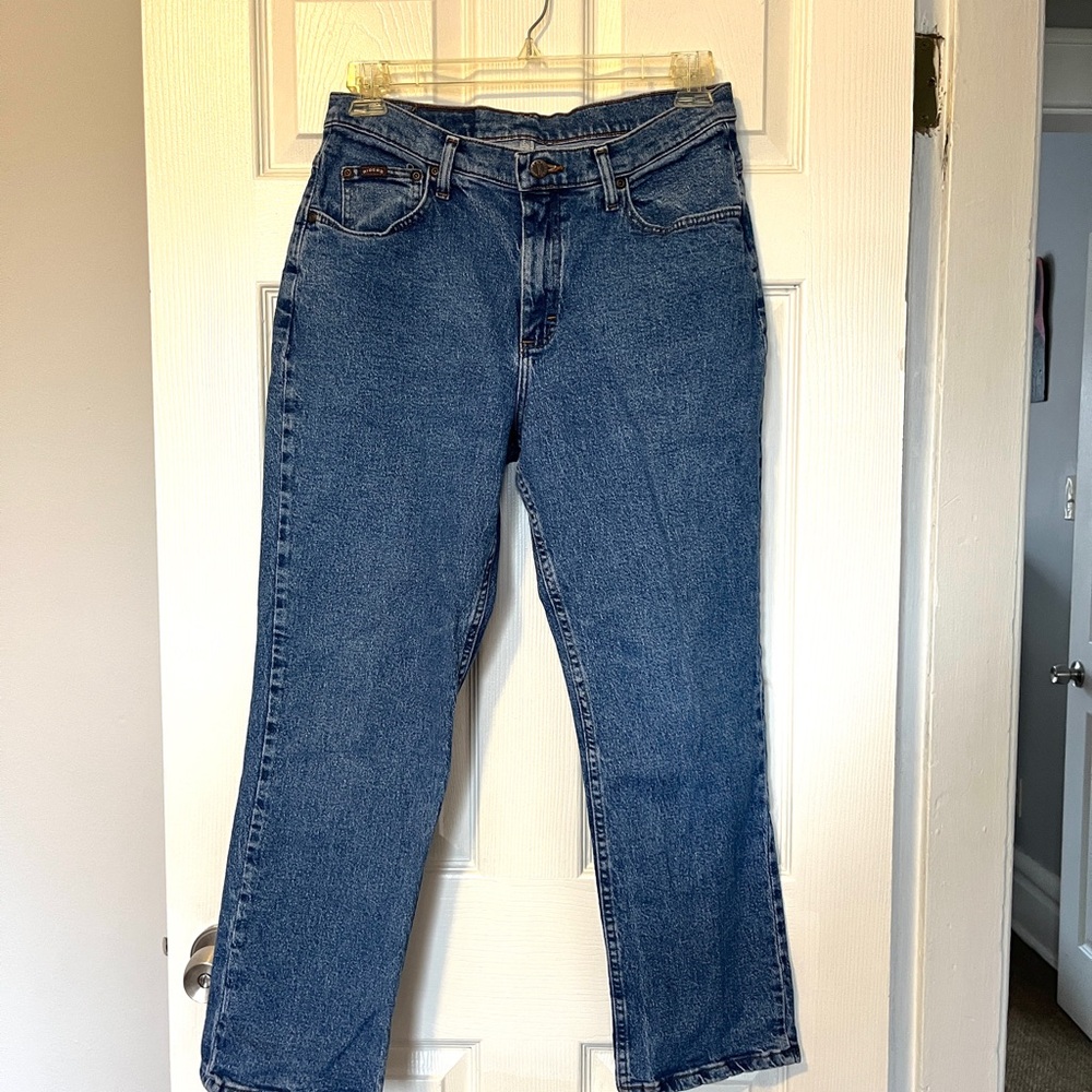 Riders by Lee Women's Straight Leg Blue Jeans